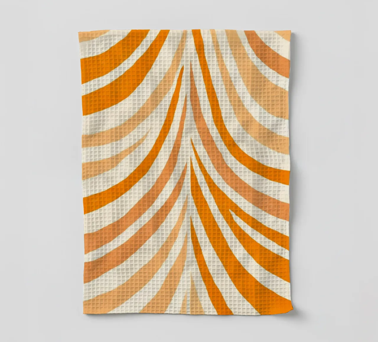 Formes de nœuds Boho Warm Tangerine Orange torchon de Andrea Haase Modern Home