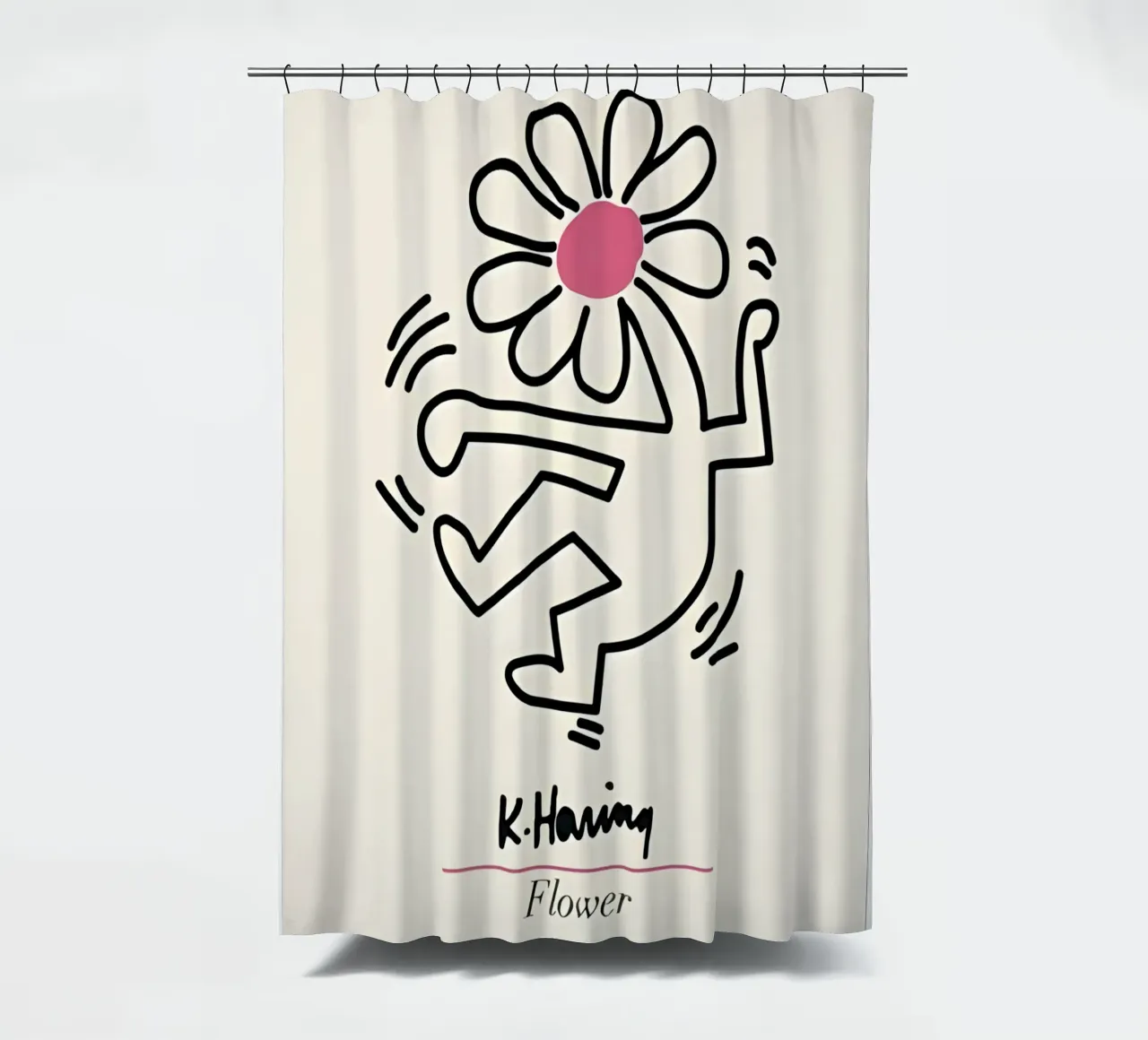 Keith Haring - Art Painting tenda da doccia da Deepness
