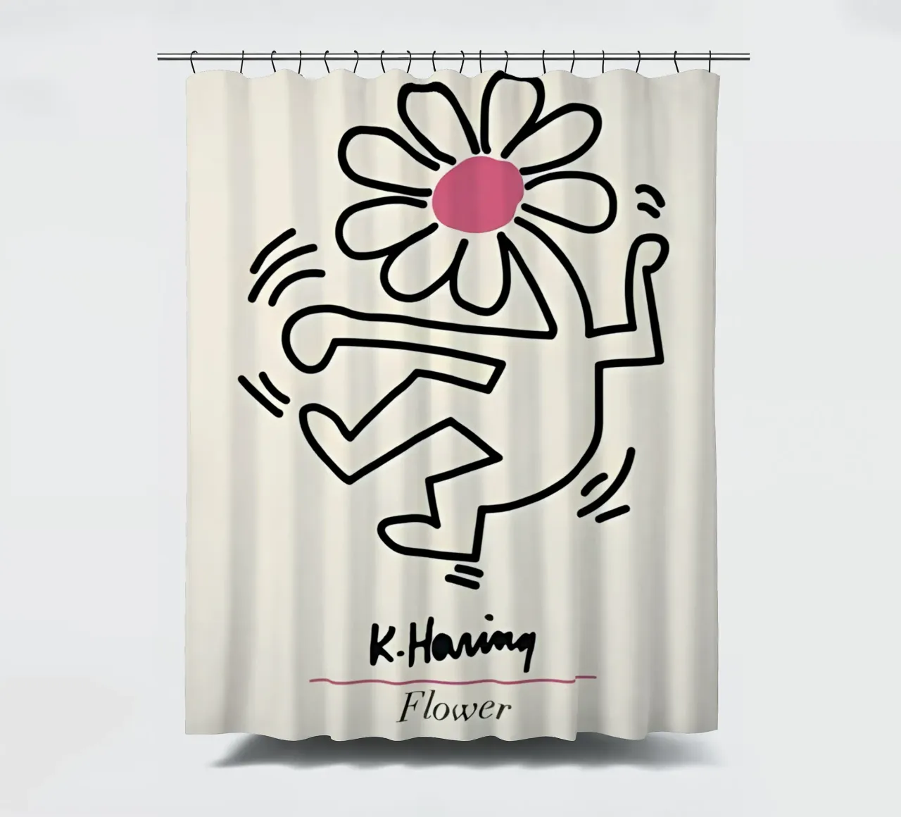 Keith Haring - Art Painting tenda da doccia da Deepness