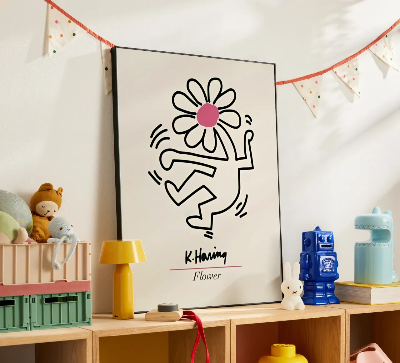 Keith Haring - Art Painting alluminio dibond da Deepness