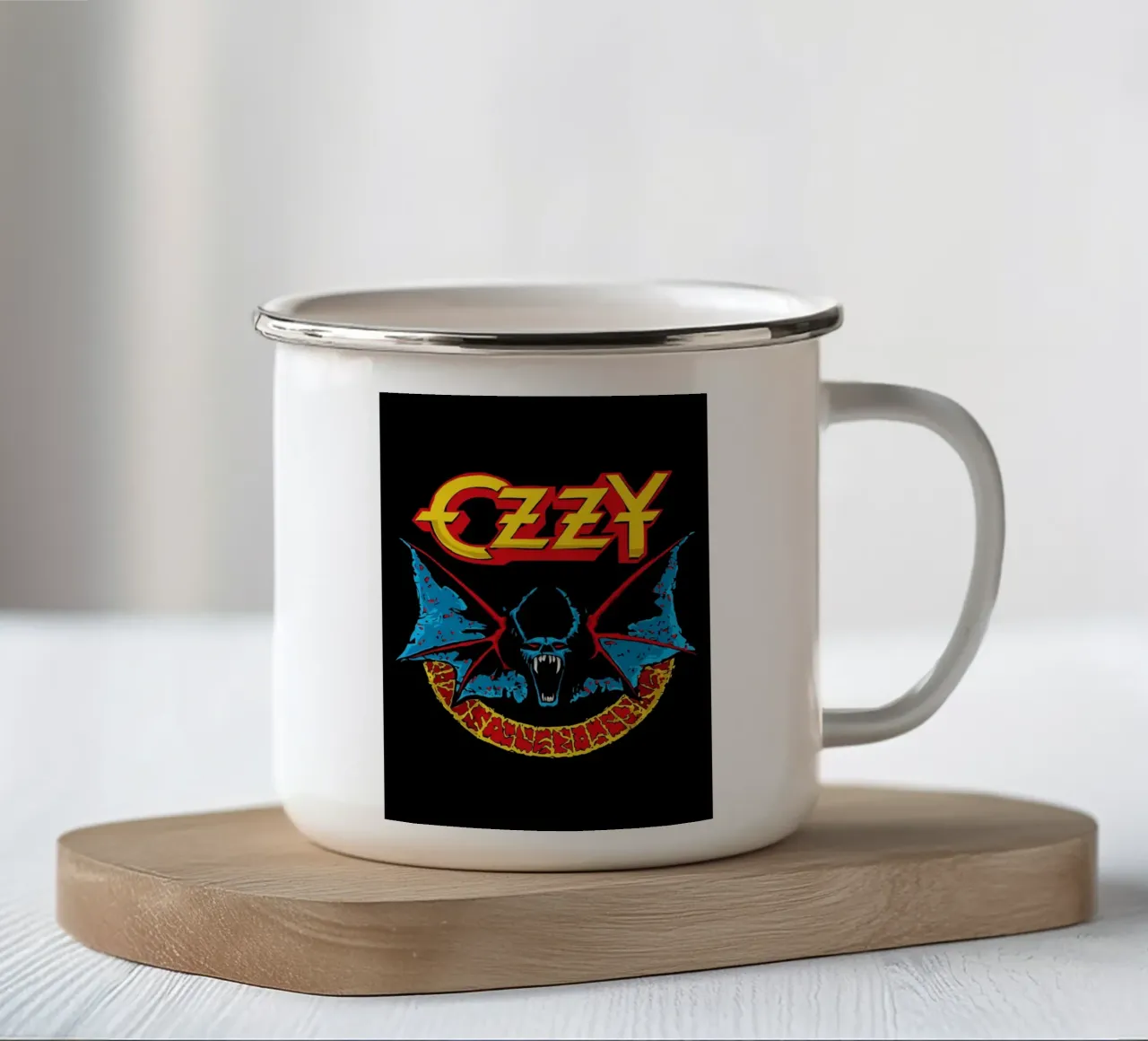 Ozzy tazza in smalto da nabakumov