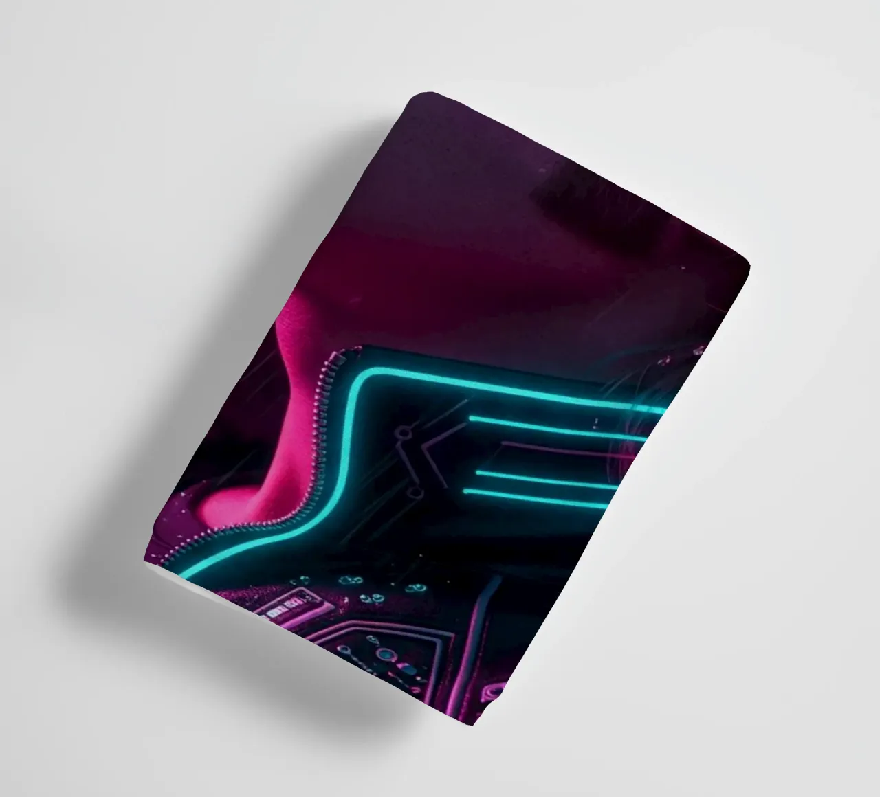 John Lennon - Cyber Punk art style asciugamano da bagno da Lembayung art