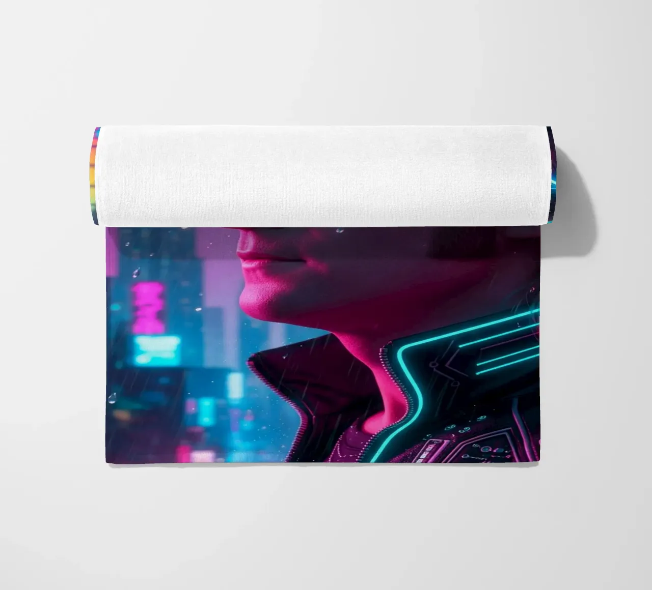 John Lennon - Cyber Punk art style telo mare da Lembayung art