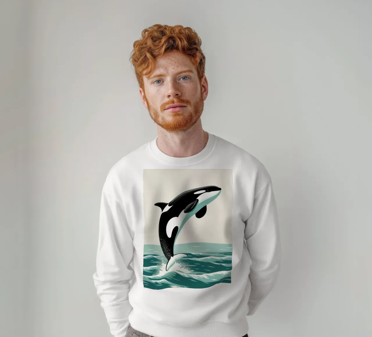 Orca Whale felpa da edward shop