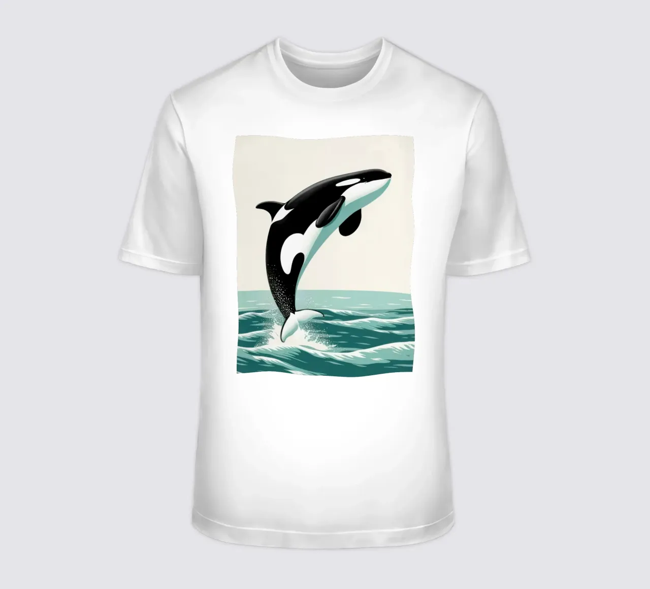 Orca Whale t-shirt da edward shop