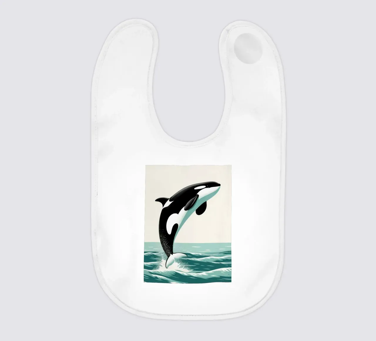 Orca Whale bavaglino da edward shop
