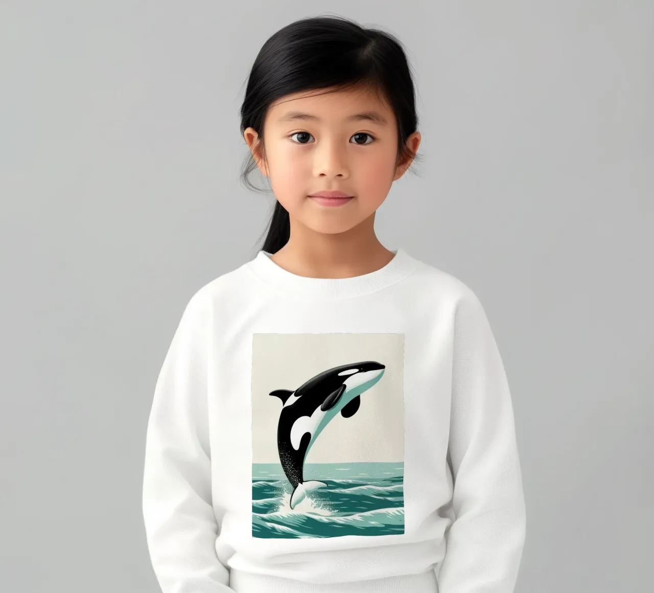 Orca Whale felpa bambino da edward shop