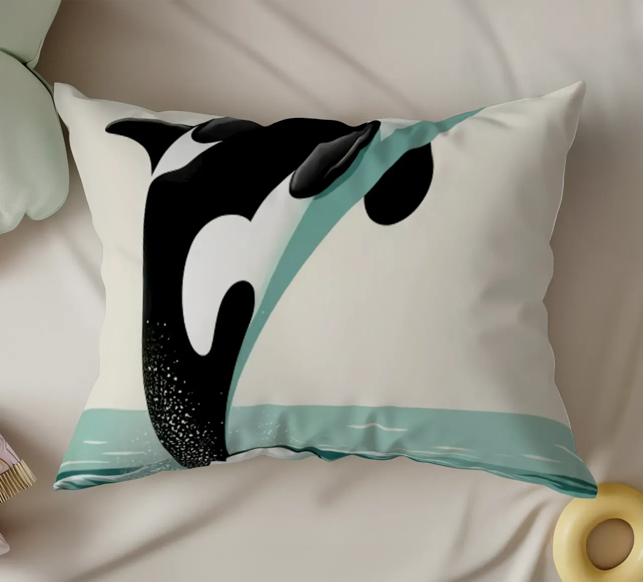 Orca Whale cuscino da edward shop