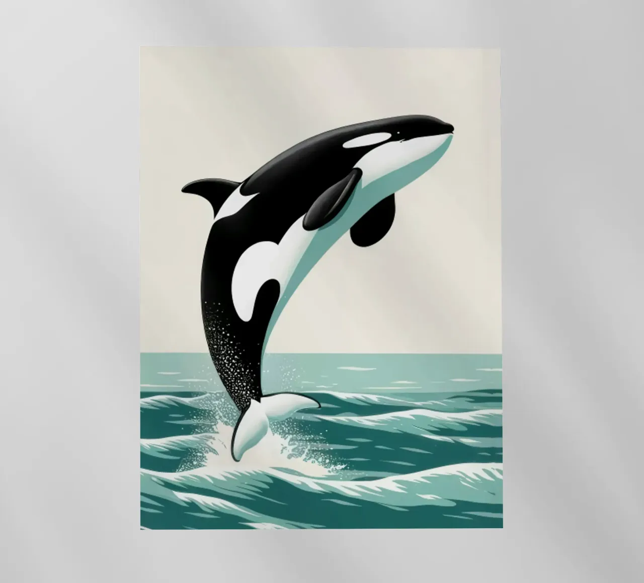 Orca Whale pellicola backlit da edward shop