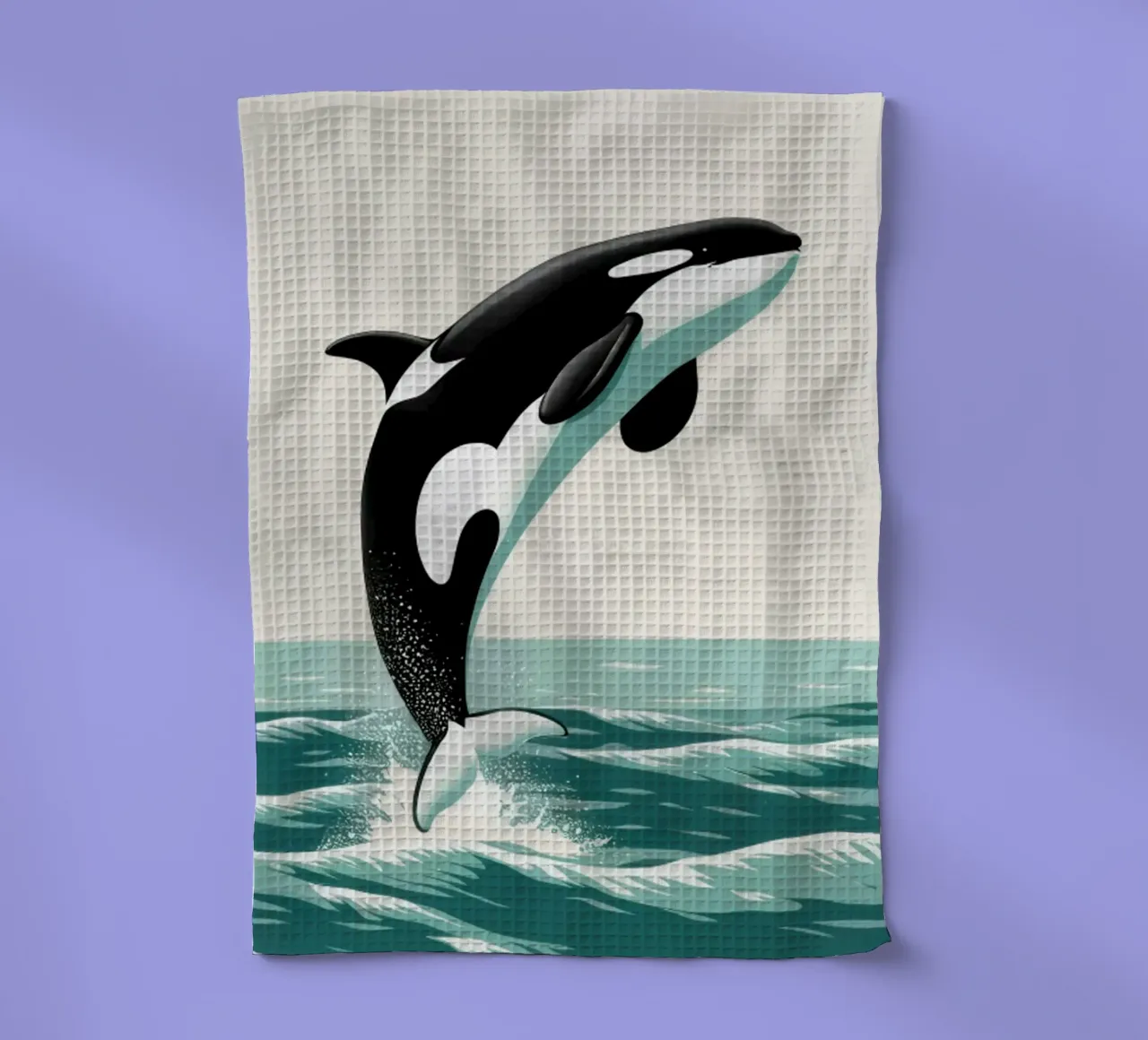 Orca Whale canovaccio da cucina da edward shop