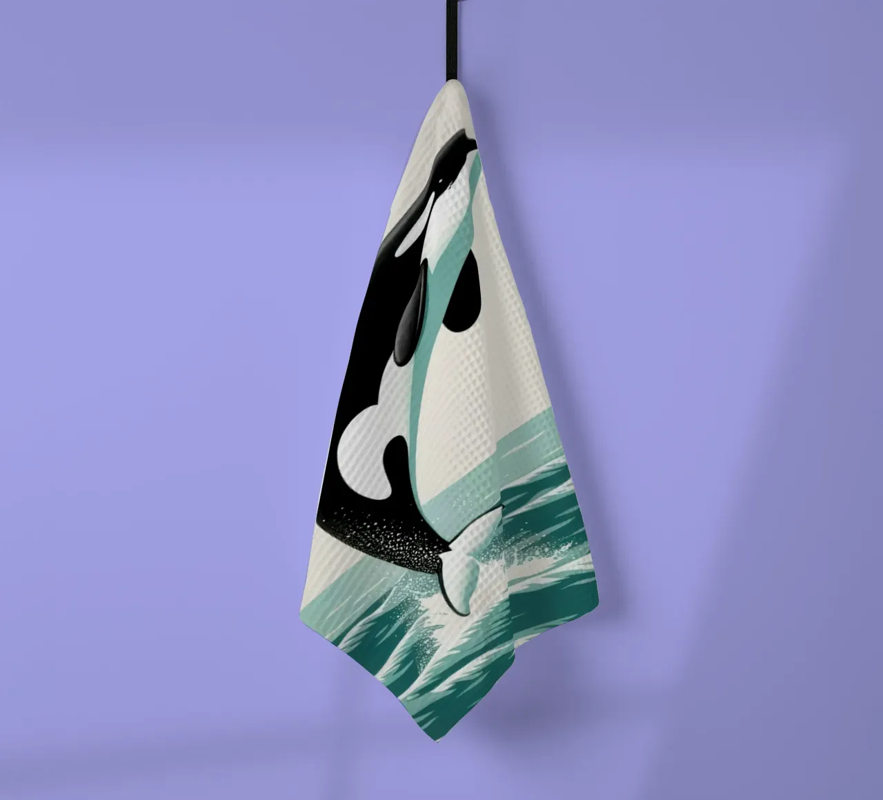 Orca Whale canovaccio da cucina da edward shop