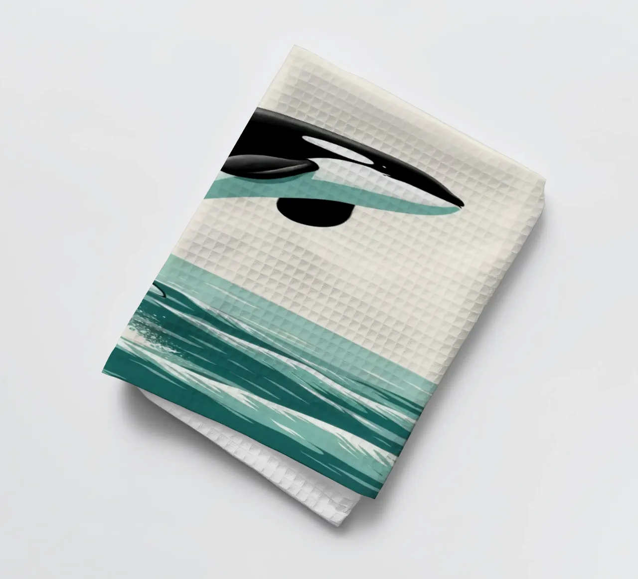 Orca Whale canovaccio da cucina da edward shop