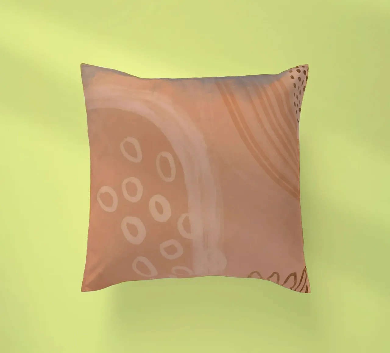 Boho Pastels Peach Fuzz cuscino da Andrea Haase Modern Home