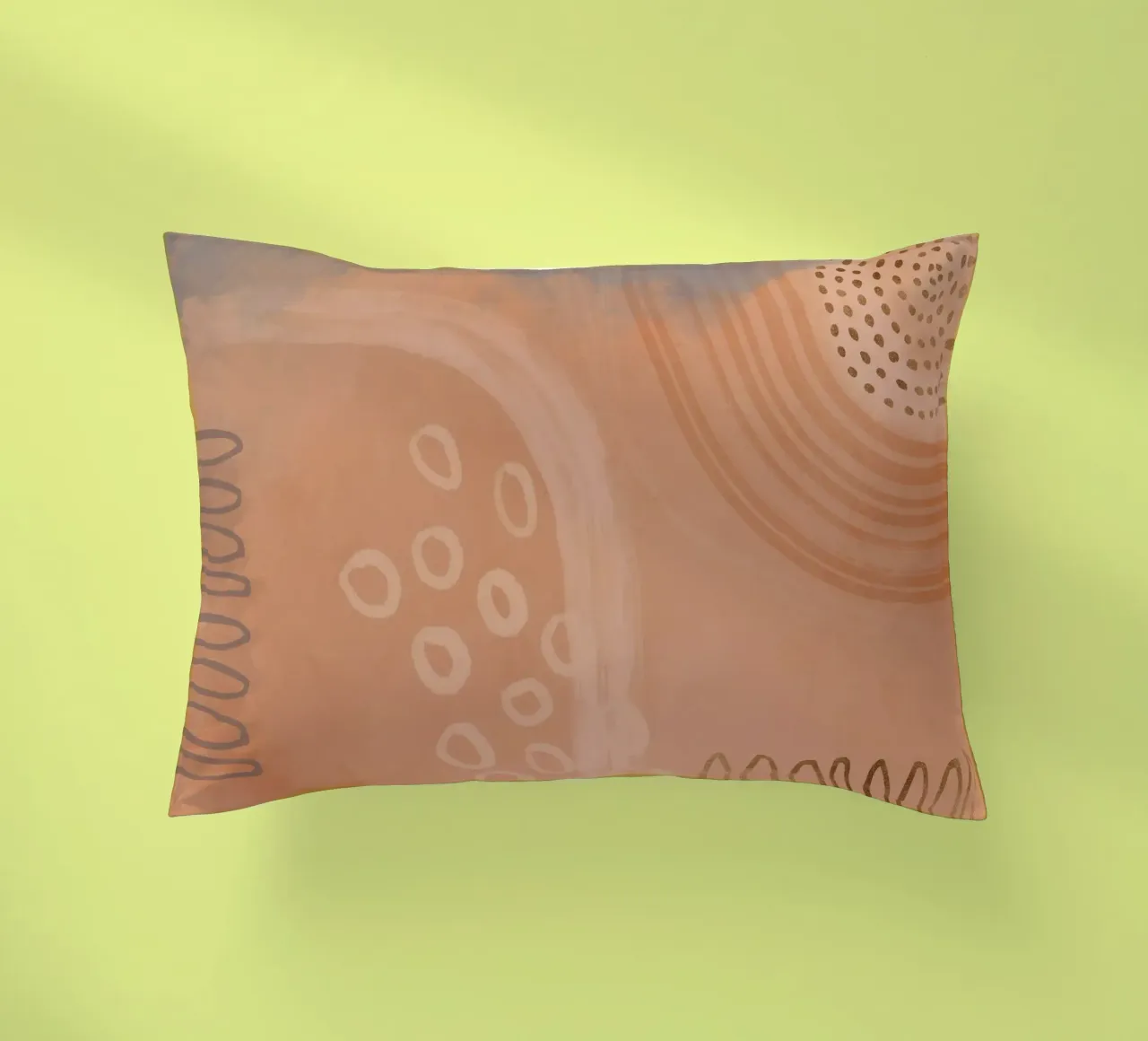 Boho Pastels Peach Fuzz cuscino da Andrea Haase Modern Home