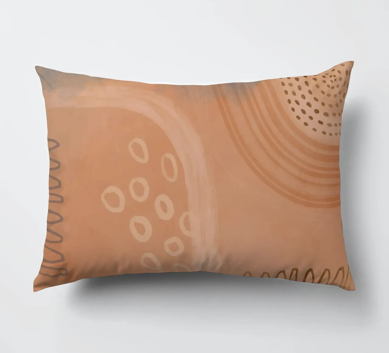 Boho Pastels Peach Fuzz cuscino da Andrea Haase Modern Home