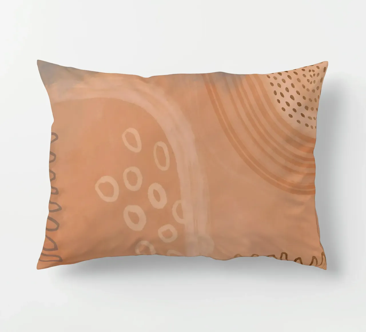 Boho Pastels Peach Fuzz cuscino da Andrea Haase Modern Home