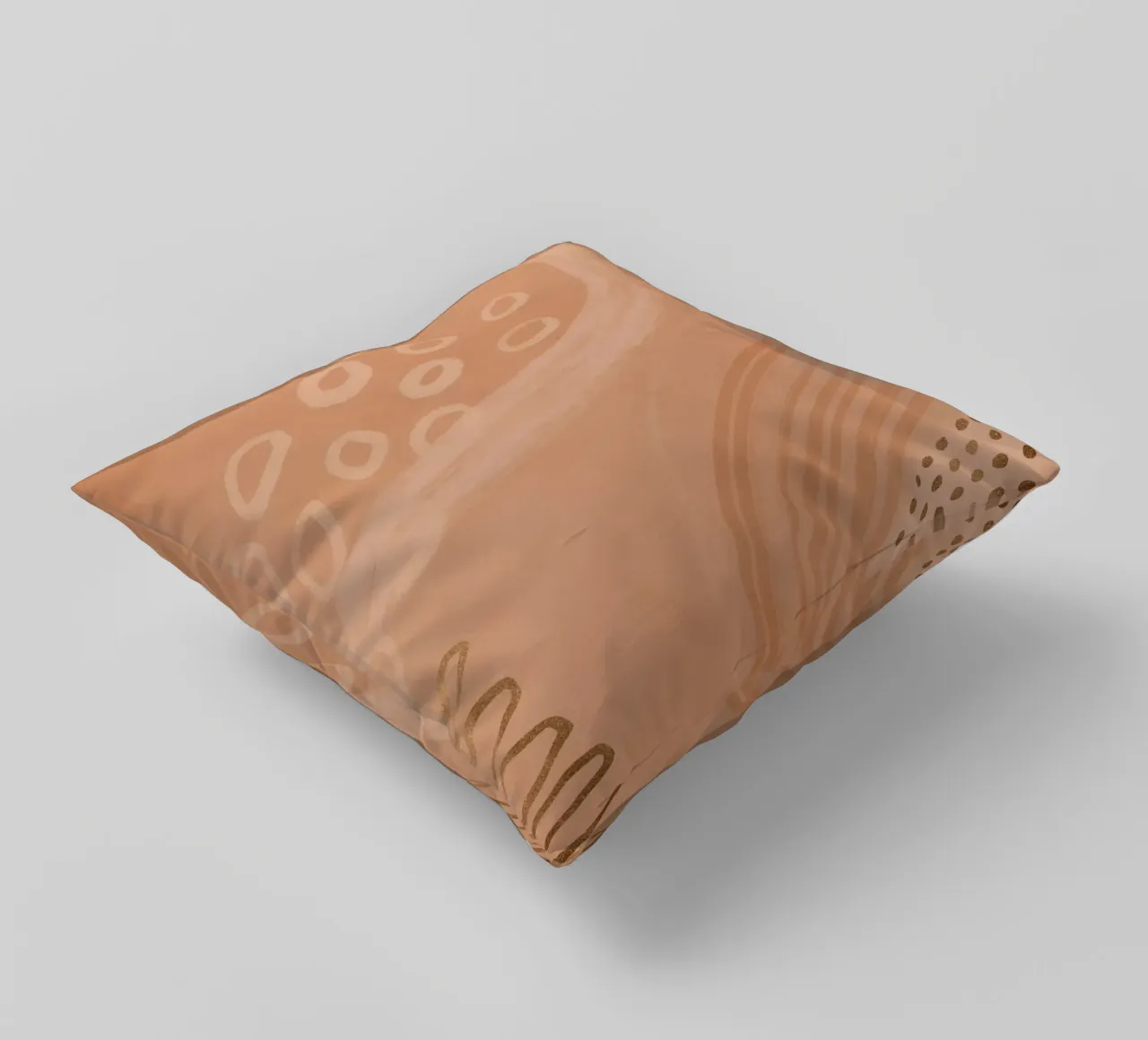 Boho Pastels Peach Fuzz cuscino da Andrea Haase Modern Home
