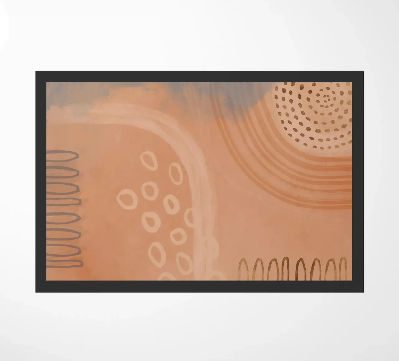 Boho Pastels Peach Fuzz zerbino da Andrea Haase Modern Home