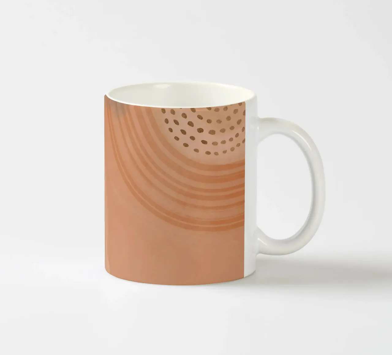 Boho Pastels Peach Fuzz tazza in ceramica da Andrea Haase Modern Home