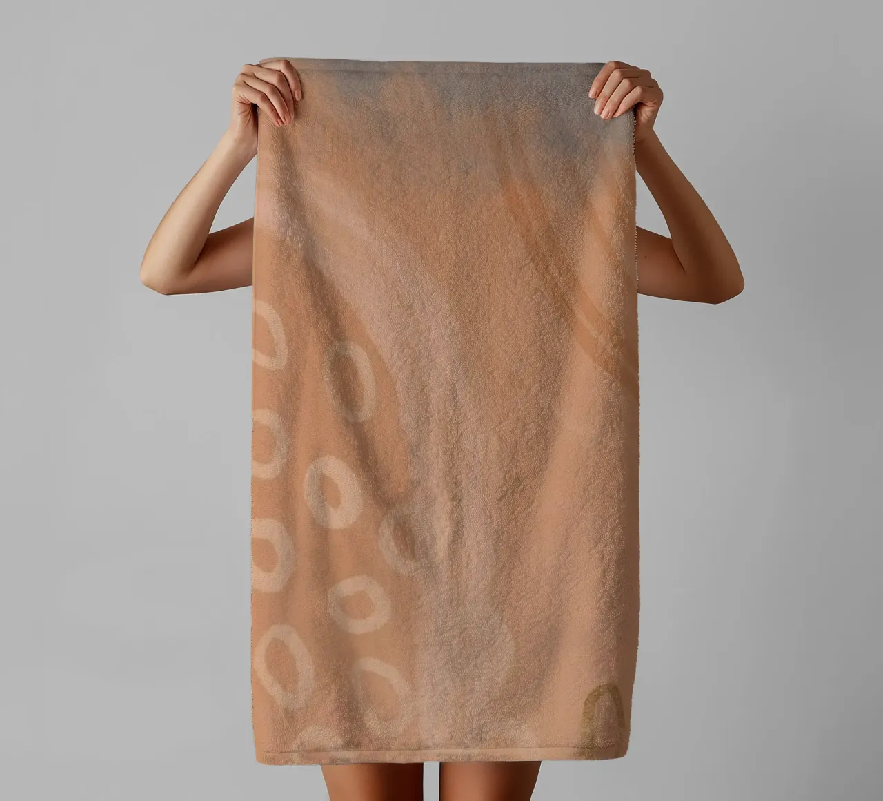 Boho Pastels Peach Fuzz Handtuch von Andrea Haase Modern Home