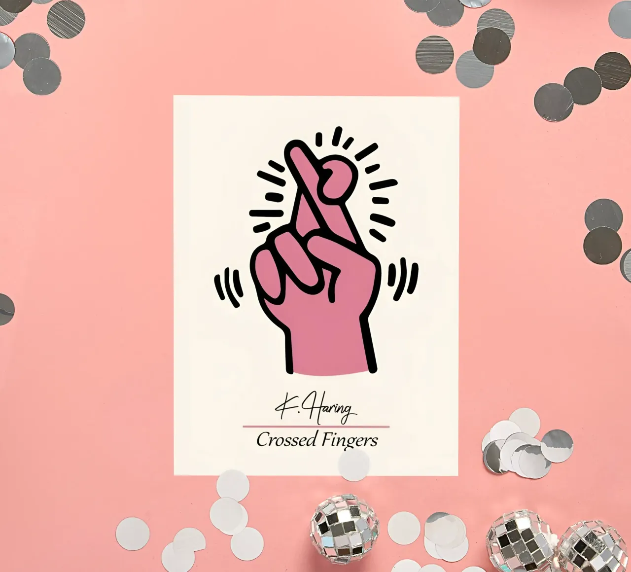 Keith Haring - Finger sticker by Deepness