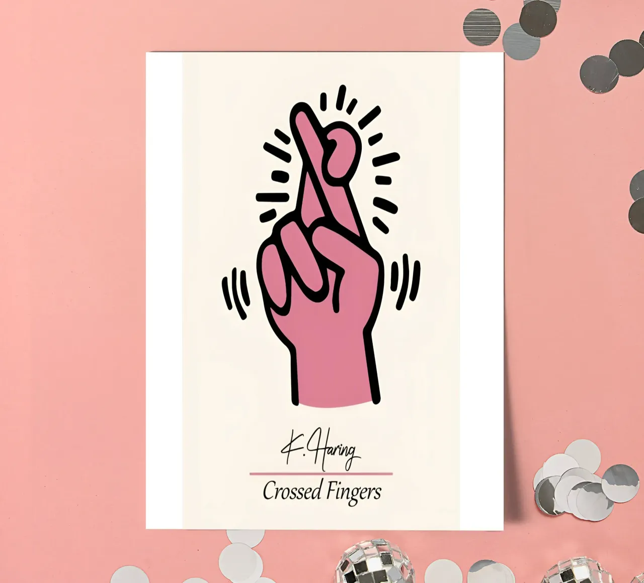 Keith Haring - Finger sticker sheet by Deepness
