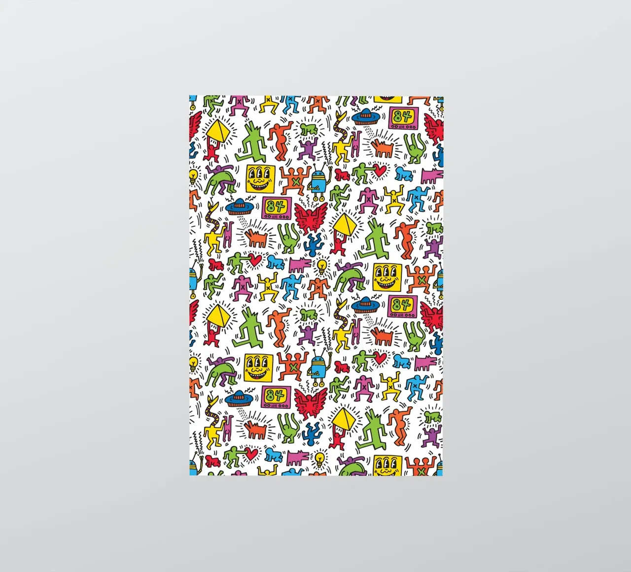 Keith Haring - Doodle sticker by Deepness