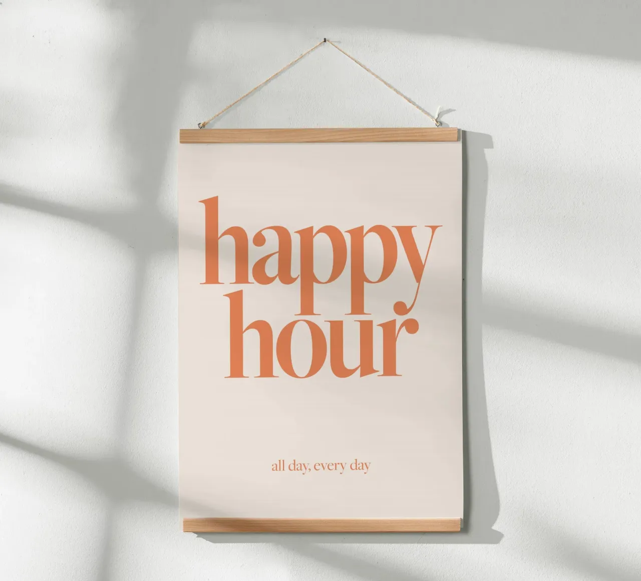 typographie texte phrase mots poster avec cadre en plastique de Eva Rogers