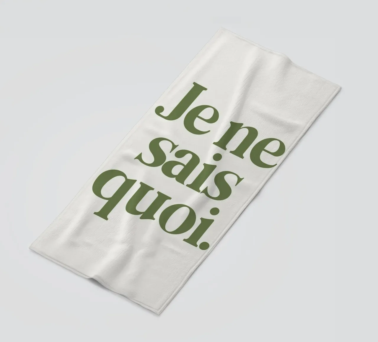 typografie citaat letters strandhanddoek van Eva Rogers
