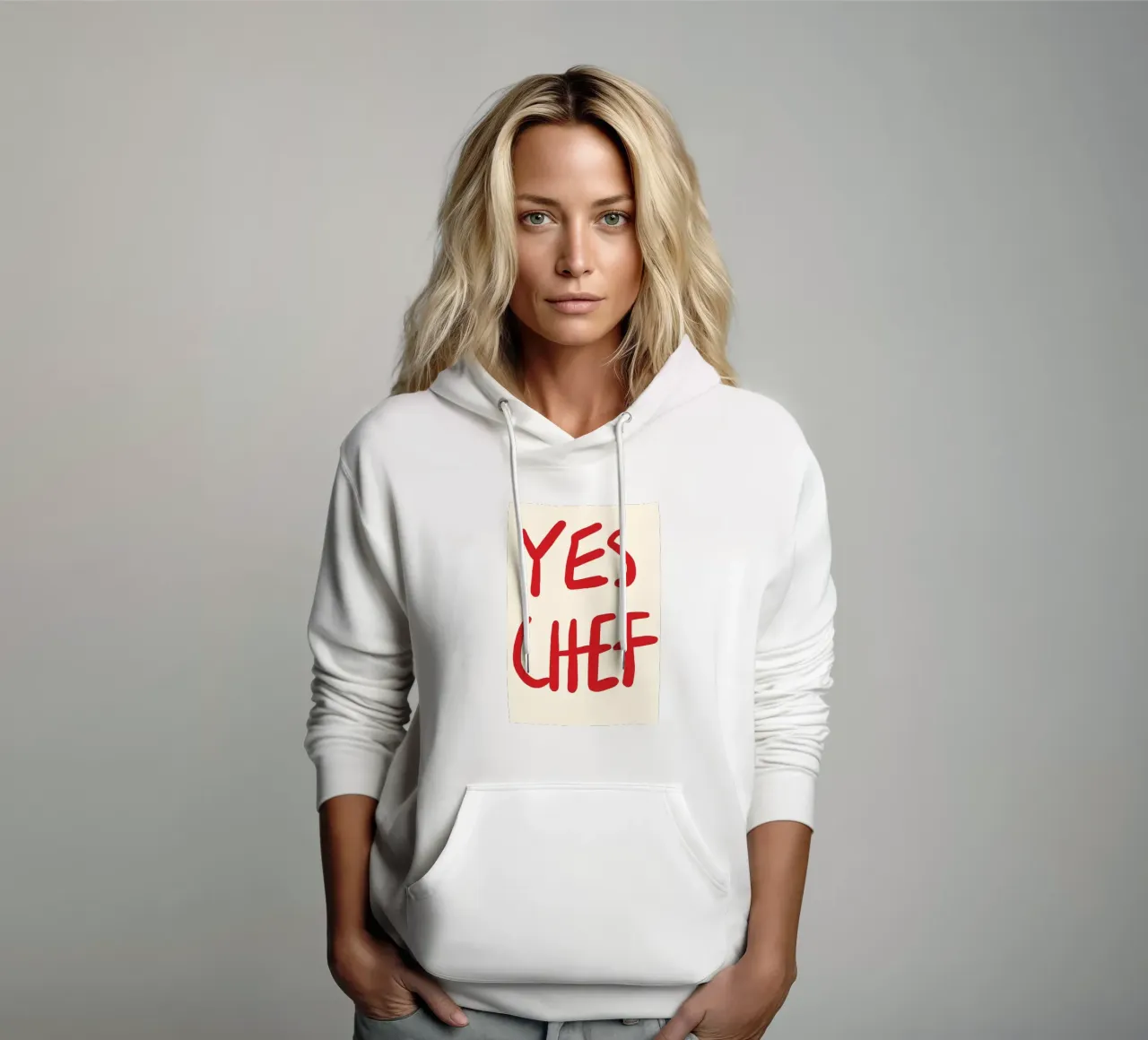 typography statement hoodie by Eva Rogers