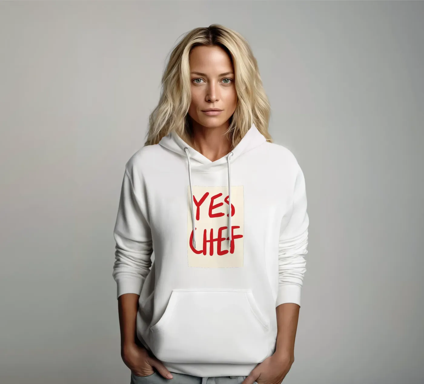 typography statement hoodie by Eva Rogers