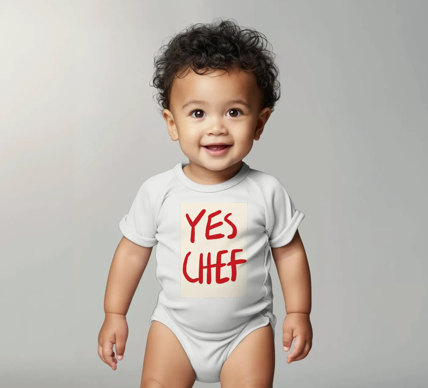 typography statement Kurzarm Babybody von Eva Rogers