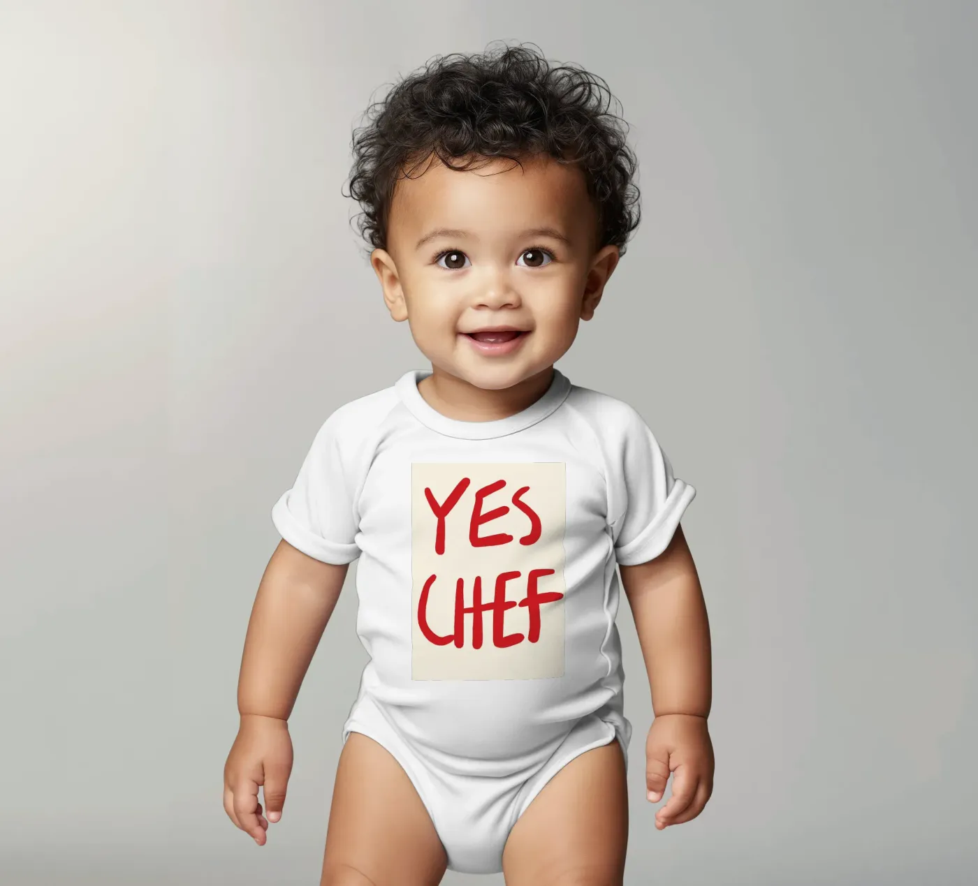 typography statement Kurzarm Babybody von Eva Rogers