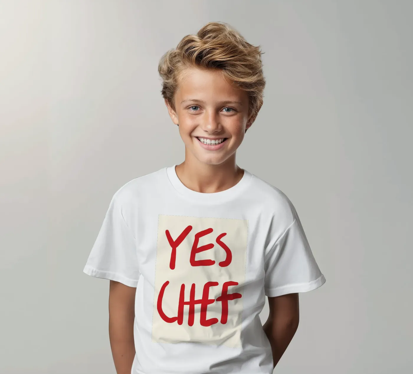 typography statement kids t-shirt by Eva Rogers