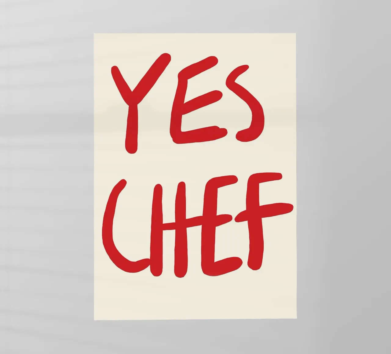 typography statement pellicola backlit da Eva Rogers