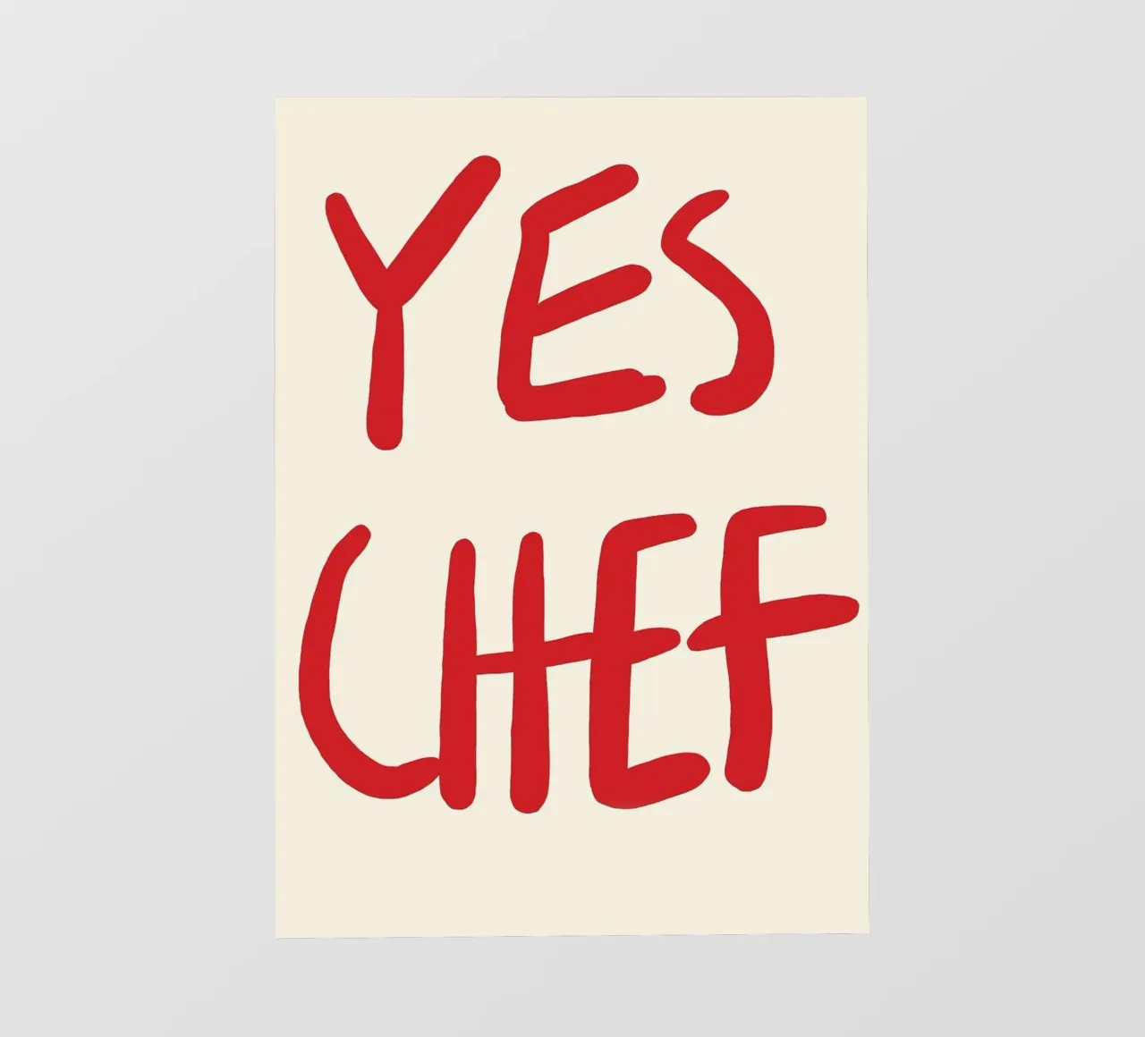 typography statement pvc cover by Eva Rogers
