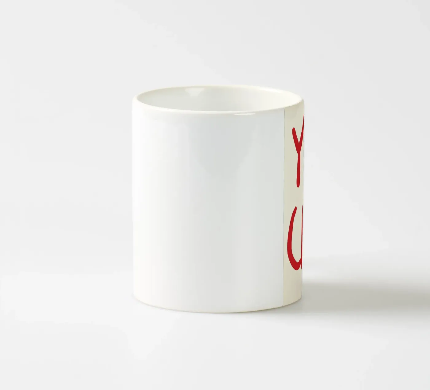 typography statement ceramic mug by Eva Rogers
