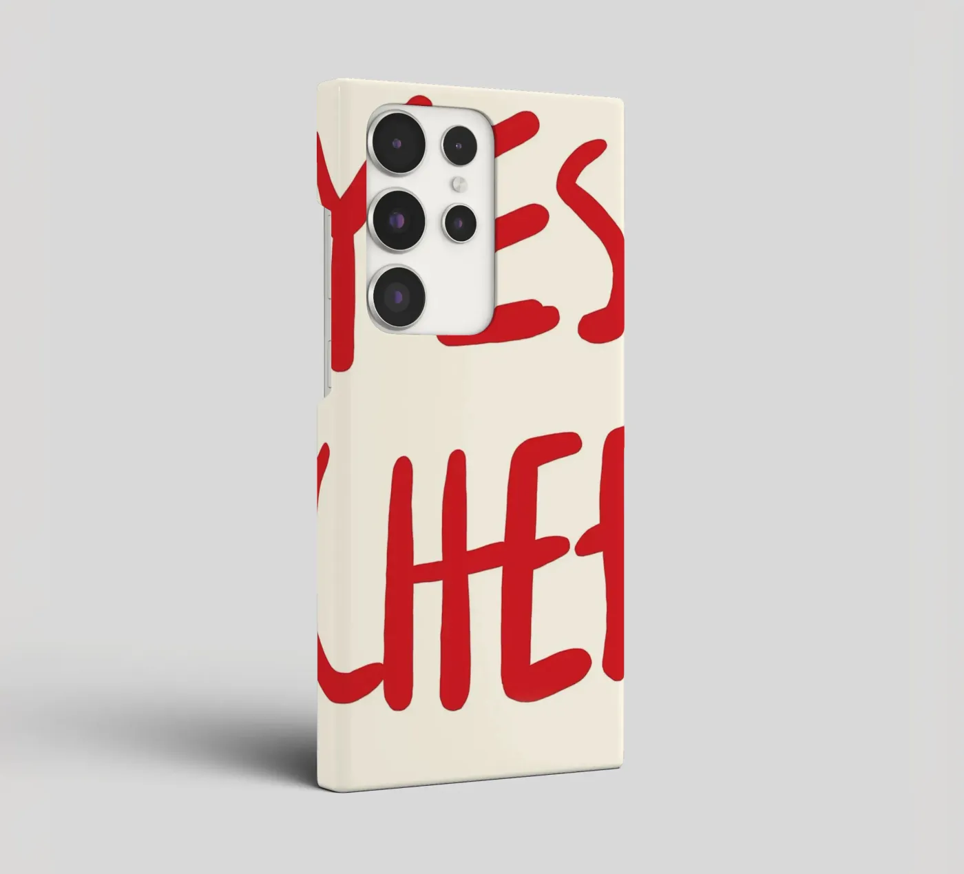 typography statement samsung phone case by Eva Rogers