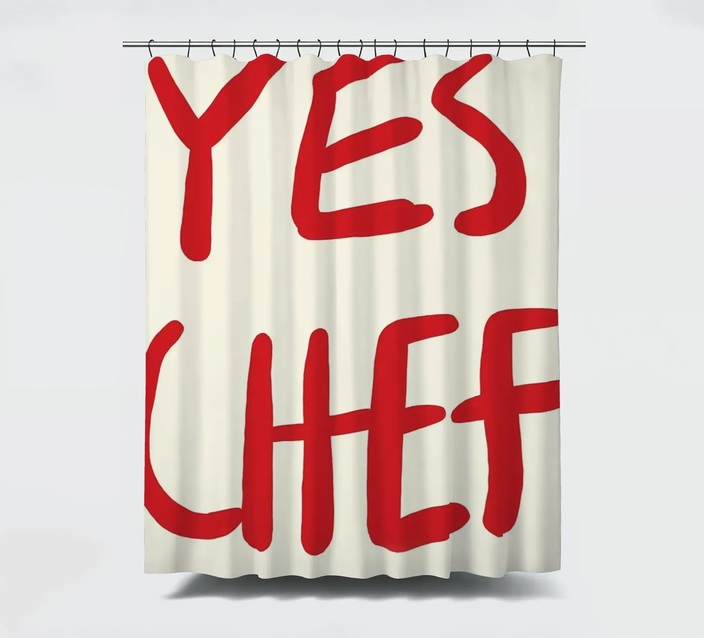 typography statement tenda da doccia da Eva Rogers