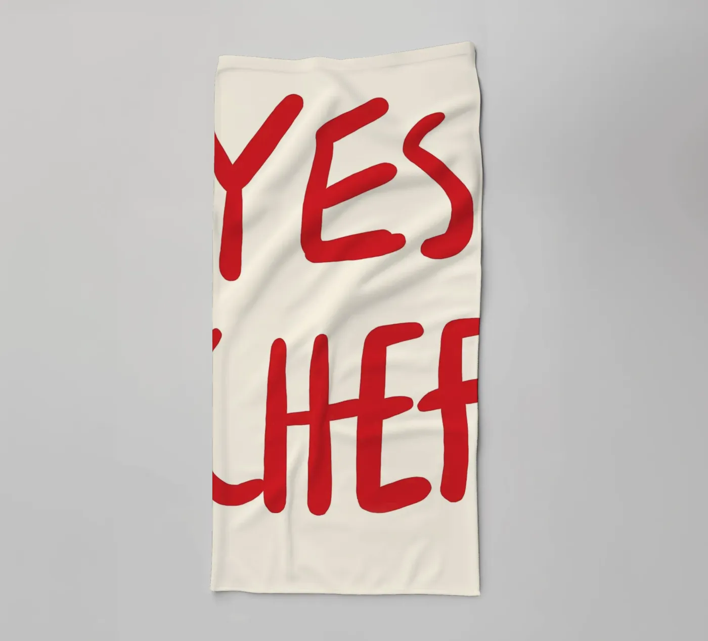 typografieverklaring badhanddoek van Eva Rogers