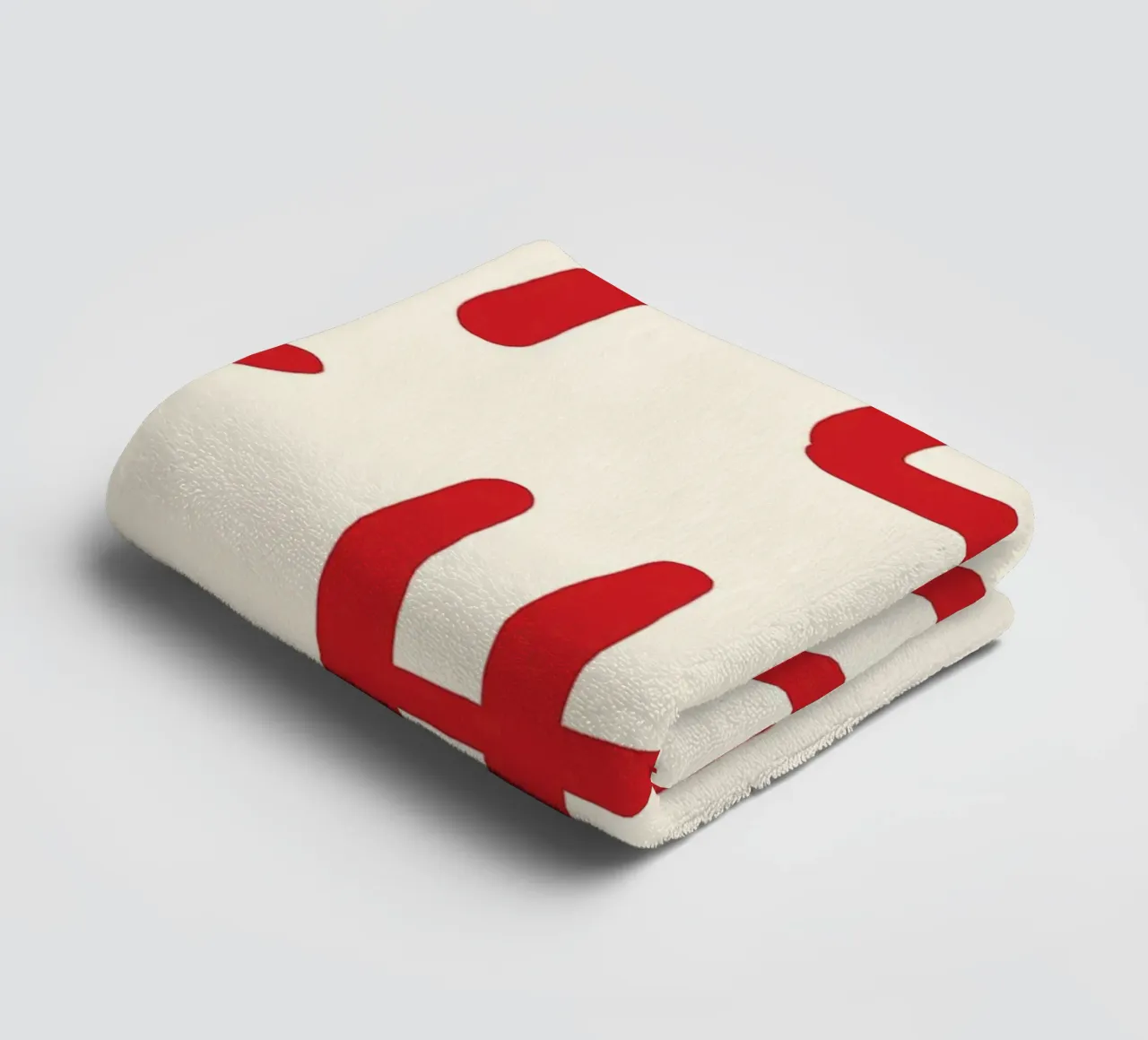 typography statement towel by Eva Rogers
