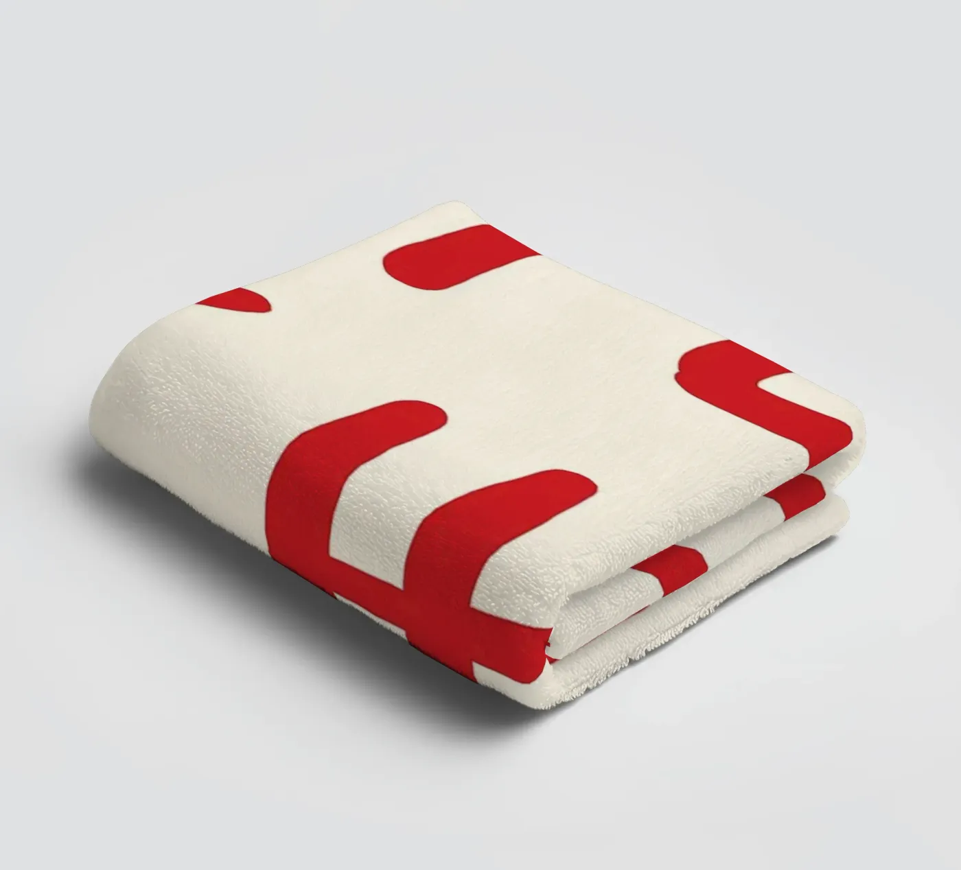 typografieverklaring badhanddoek van Eva Rogers