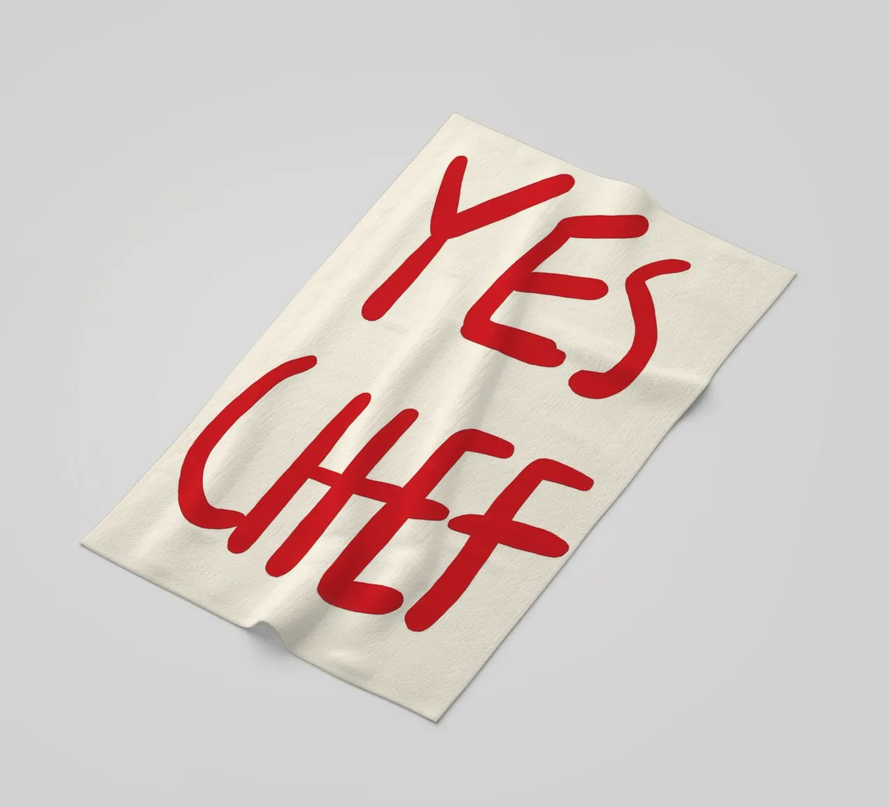 typography statement Strandtuch von Eva Rogers