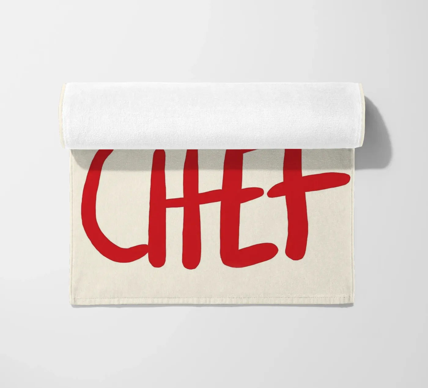 typography statement serviette de plage de Eva Rogers