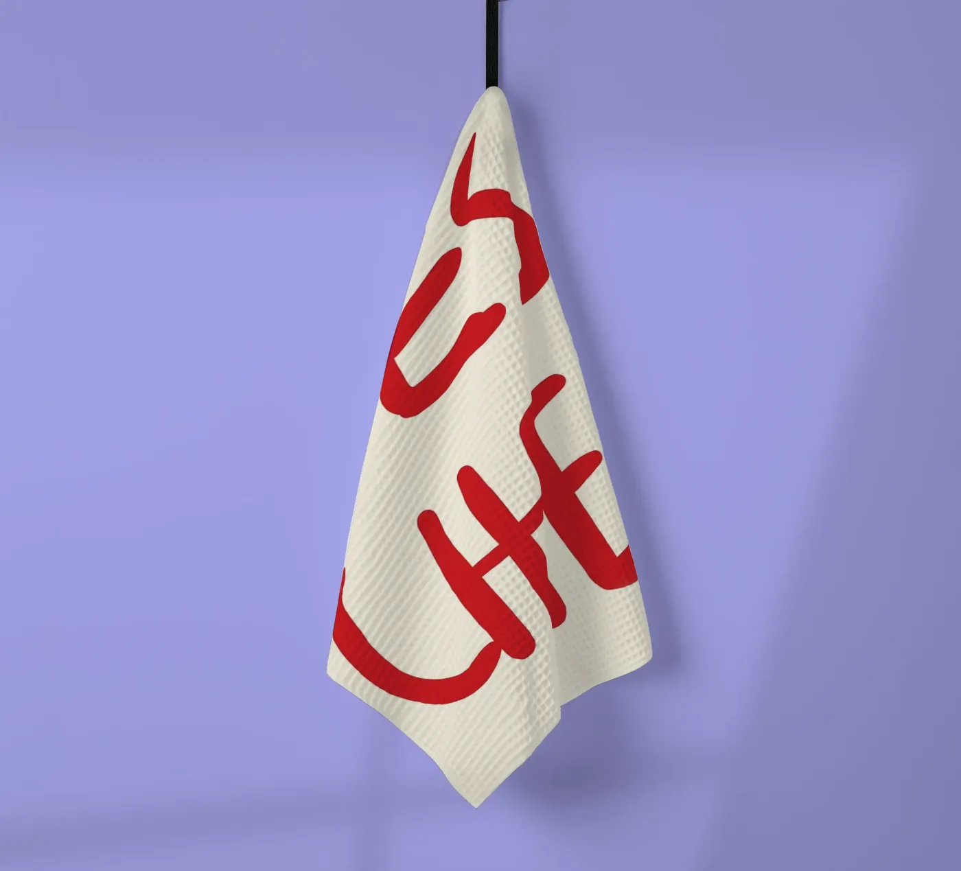 dichiarazione tipografica canovaccio da cucina da Eva Rogers