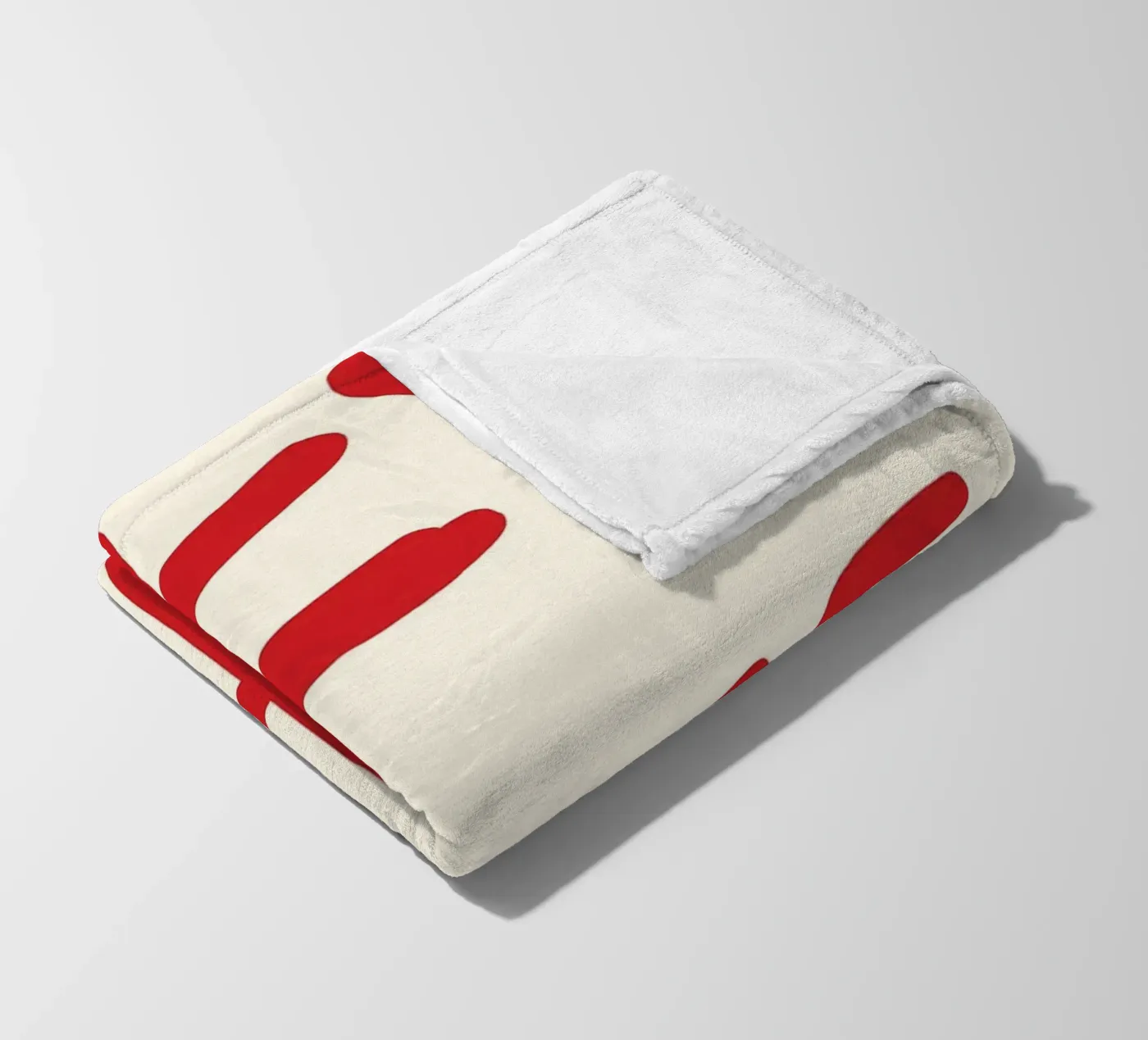 typography statement fleece blanket by Eva Rogers