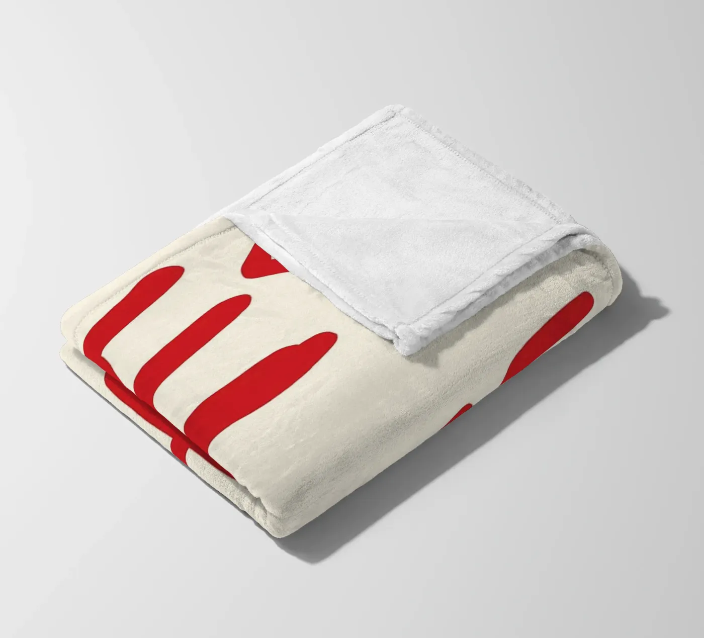 typography statement fleece blanket by Eva Rogers