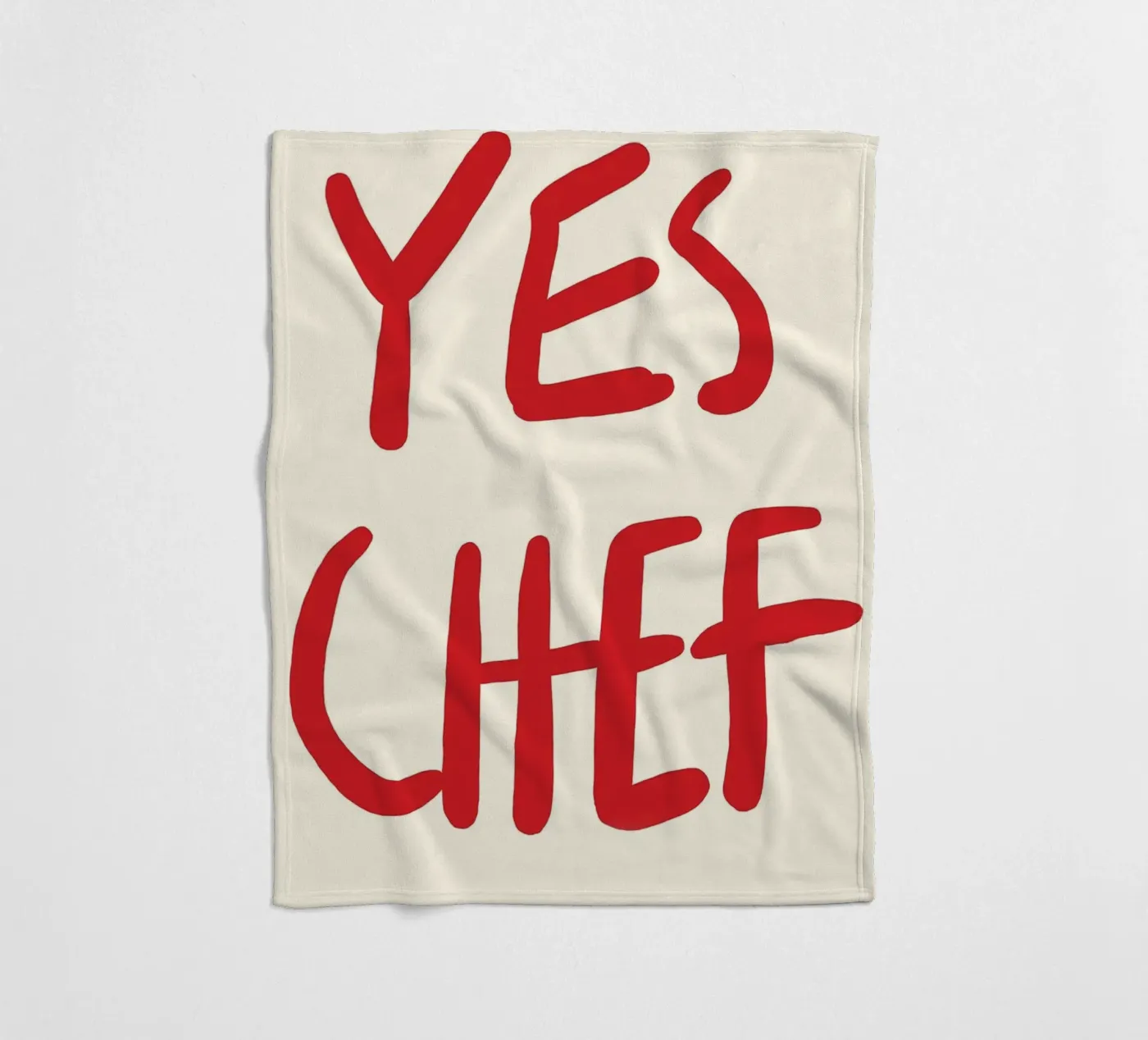 Typografie-Anweisung Fleecedecke von Eva Rogers