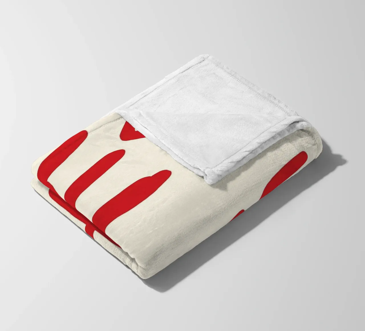 typography statement fleece blanket by Eva Rogers