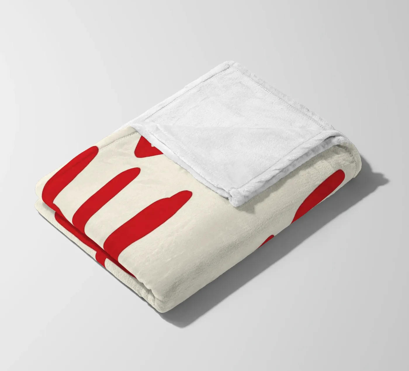 typography statement fleece blanket by Eva Rogers